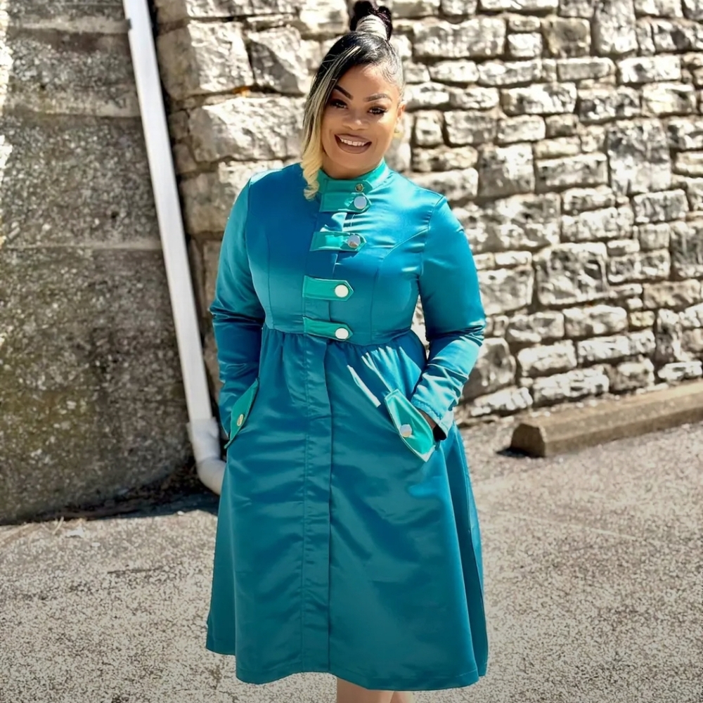 Blue Dress Plus Size
